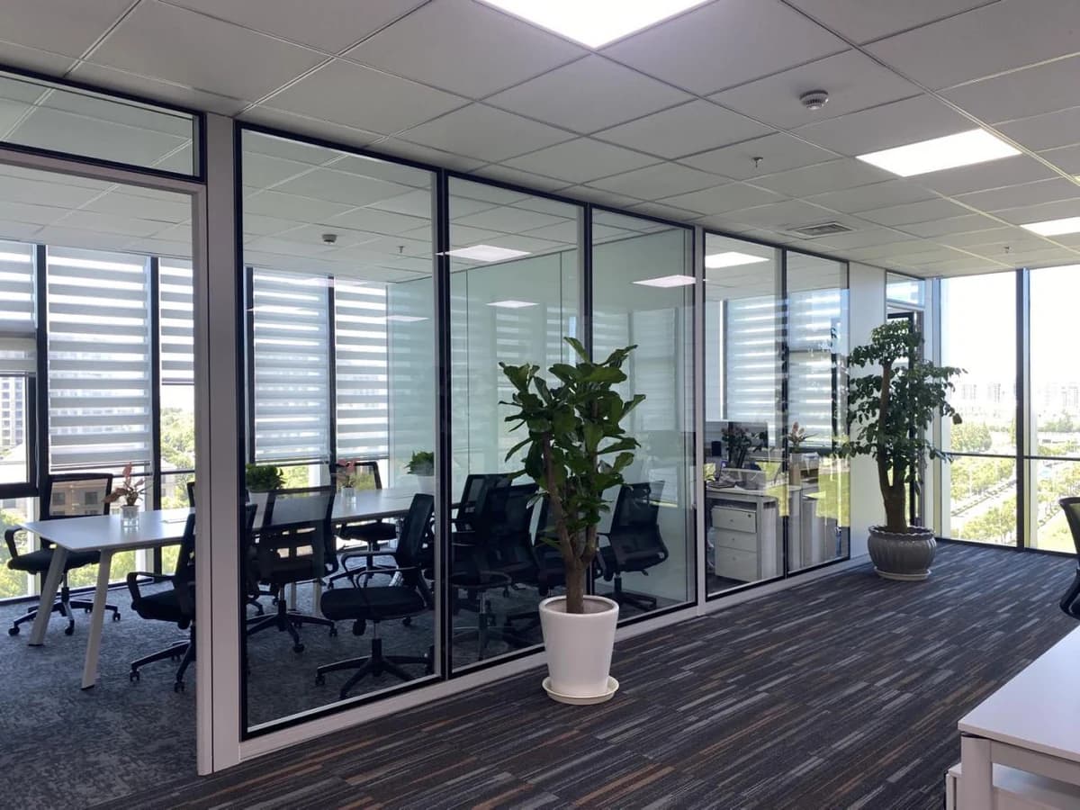 TOMPW Service office — open-plan workspace