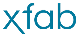 X-FAB foundry logo