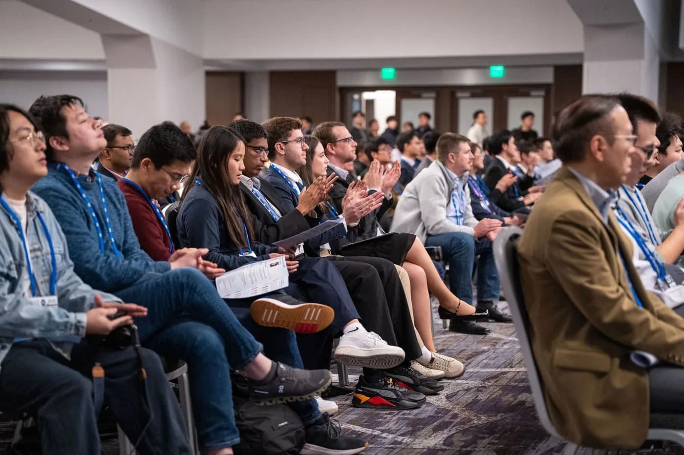 Audience in a technical session room at ISSCC 2025