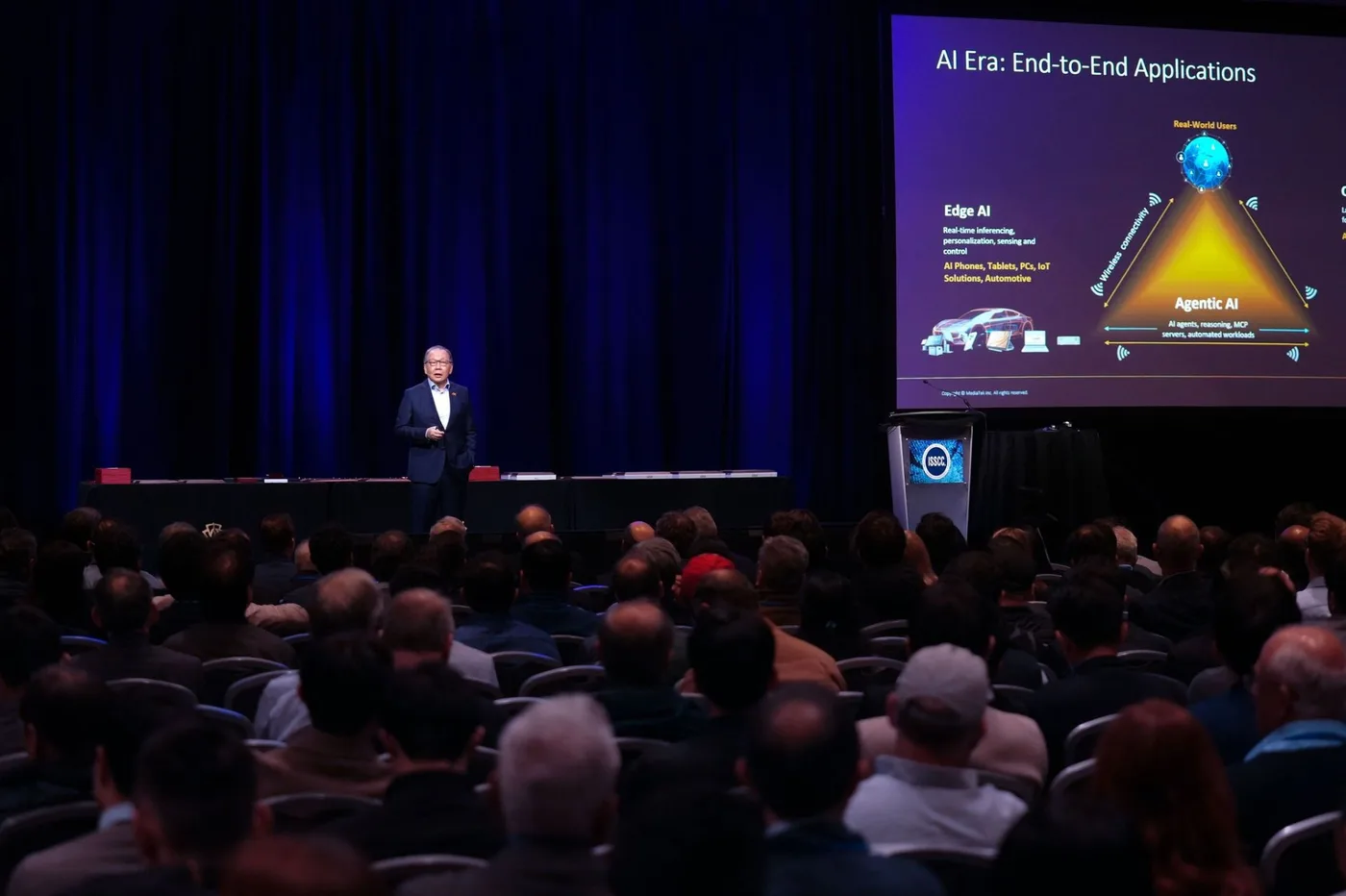Plenary keynote on AI era end-to-end applications on the ISSCC 2026 main stage