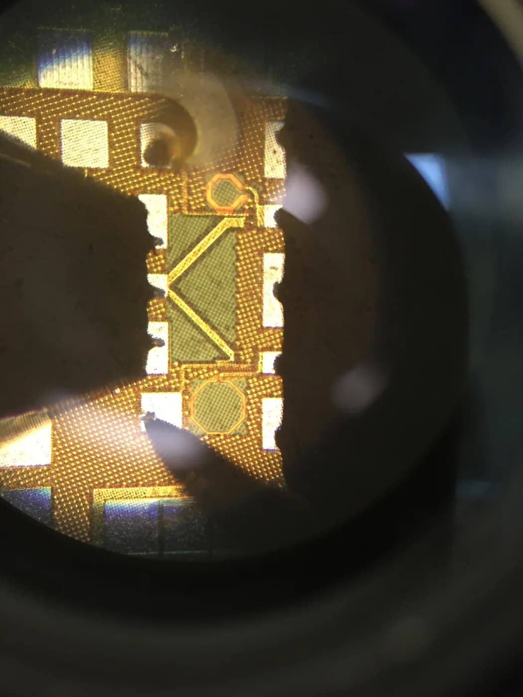 Wafer image illustrating MPW shuttle article
